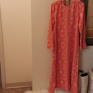 Orange zara dress